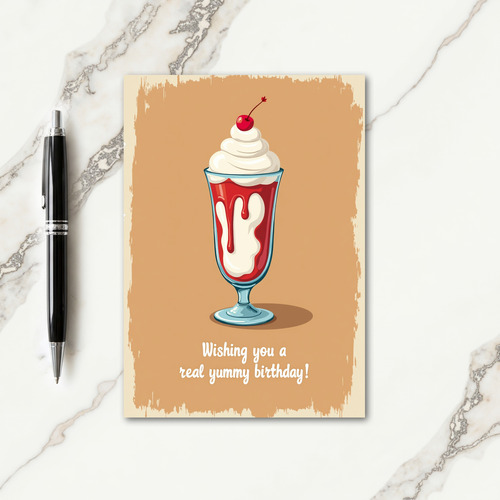 Retro Treat Birthday Card