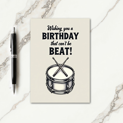 Rhythmic Birthday Beat Card