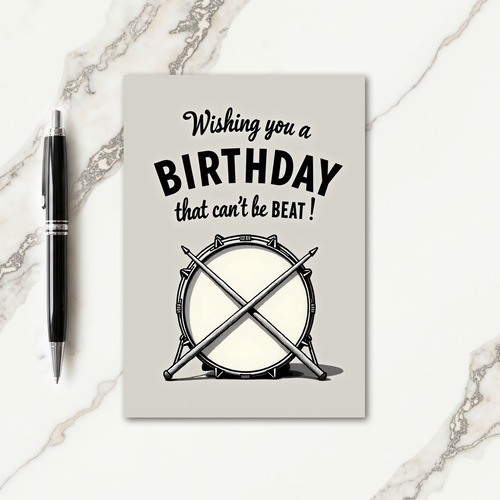 Rhythmic Birthday Card