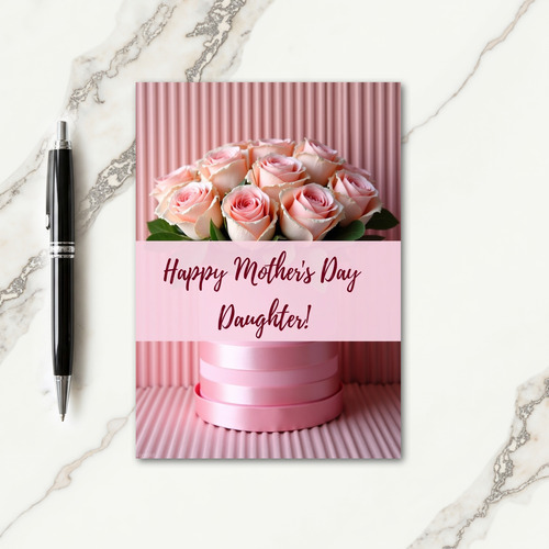 Ribbon Daughter Mothers Day Card