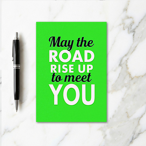Road Rise Up To You Irish Card