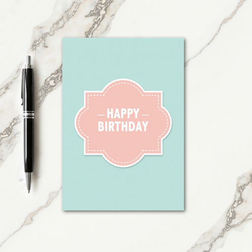 Rococo Birthday Wishes Card