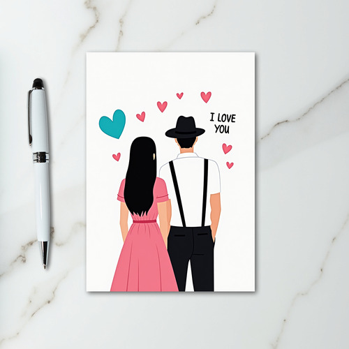 Romantic Couple Love Card