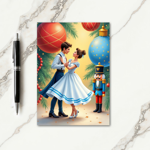 Romantic Dance Christmas Card