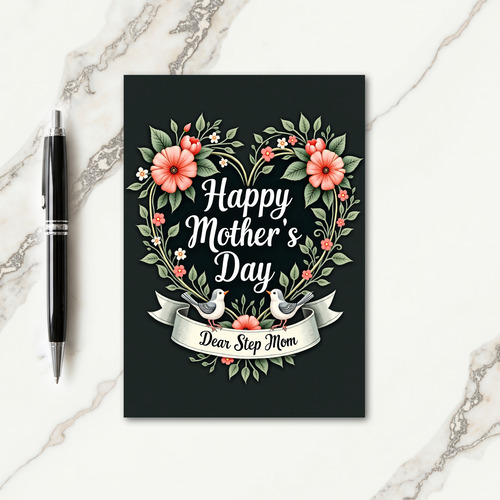 Romantic Floral Mothers Day Card