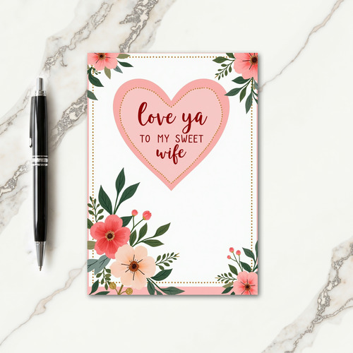 Romantic Gold Mothers Day Card