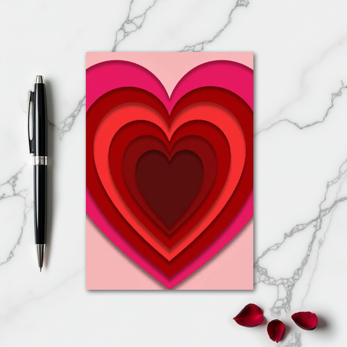 Romantic Layered Love Card
