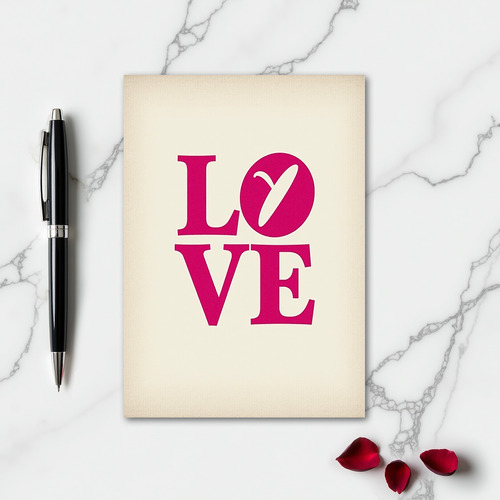 Romantic Love Block Card