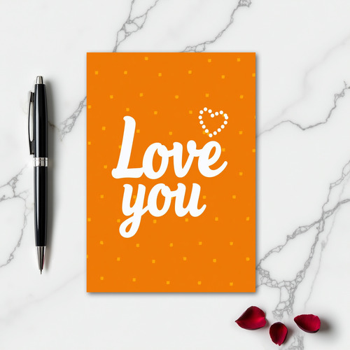 Romantic Love Clover Card
