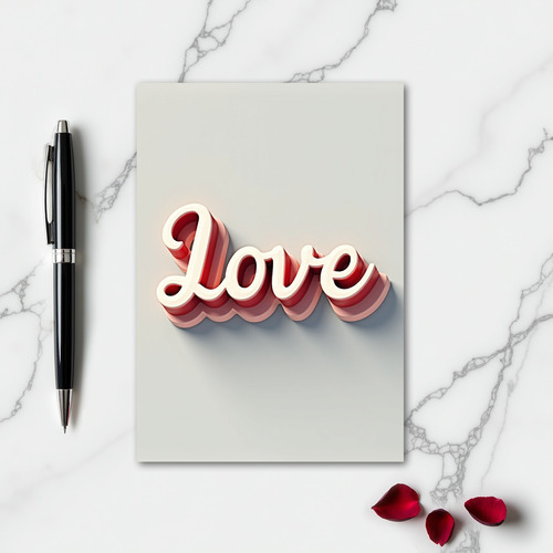 Romantic Love Flow Card