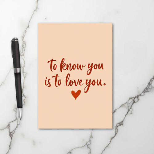Romantic Love Heart Card