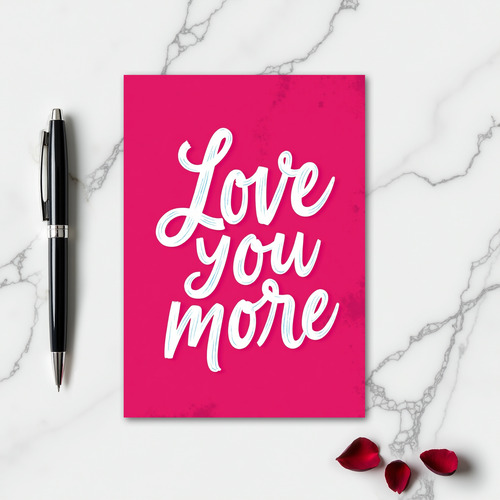 Romantic Love Script Card