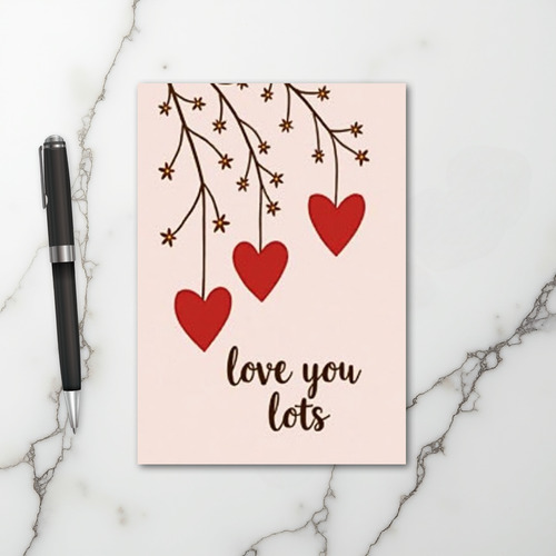 Romantic Love You Lots Card