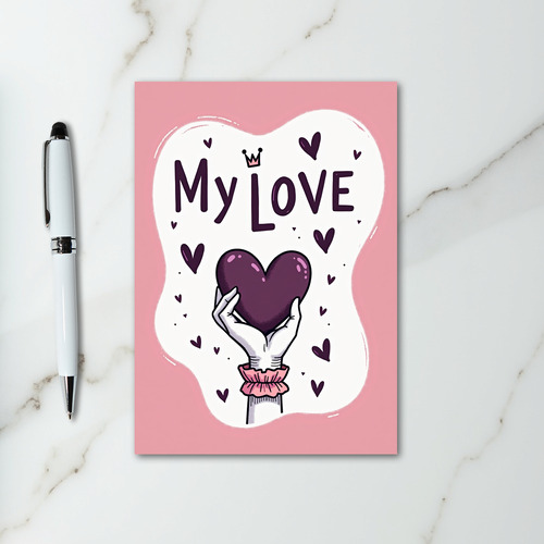 Romantic My Love Heart Card