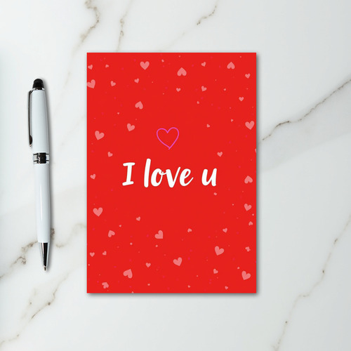 Romantic Valentine I Love You Card