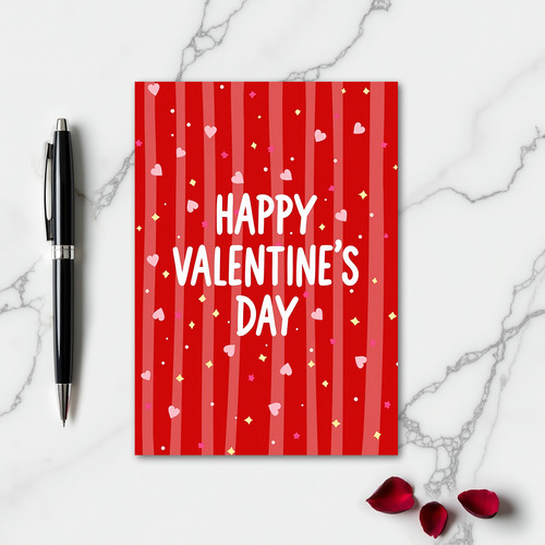Romantic Valentines Day Greeting Card
