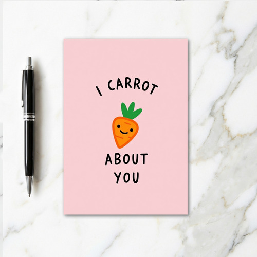 Root Vegetable I Care Card