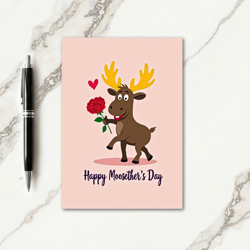 Rose Antler Sweet Mothers Day Card