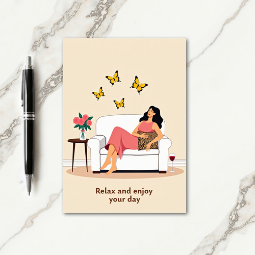 Rose Armchair Mother Day Card