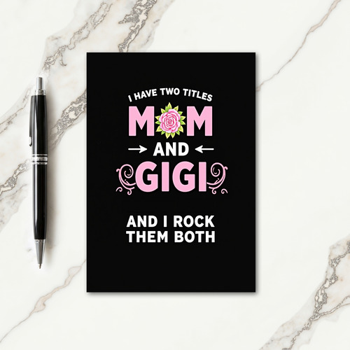 Rose Best Mom Ever Card