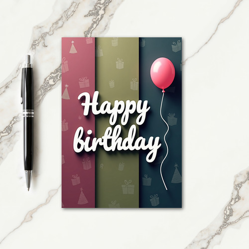 Rose Birthday Gift Card