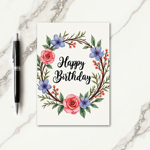 Rose Blossom Celebration Card