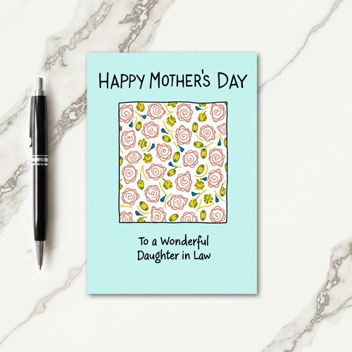 Rose Blossoms Mothers Day Card