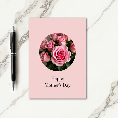 Rose Blush Mothers Day Card