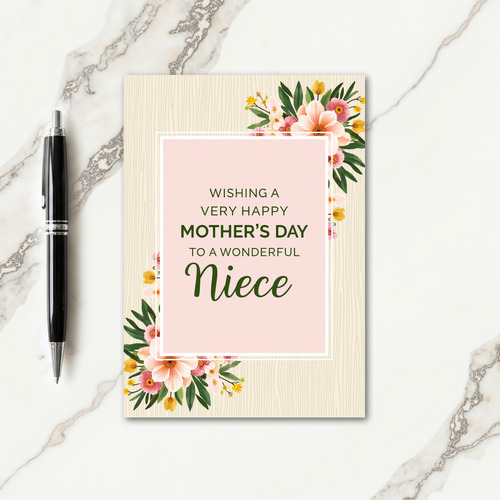 Rose Blush Mothers Day Greeting Card