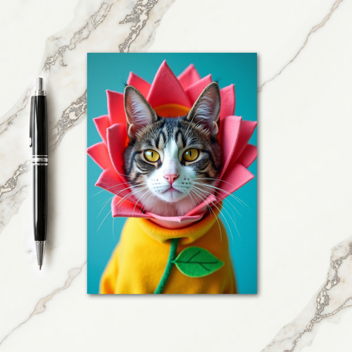 Rose Cat Mothers Day Card