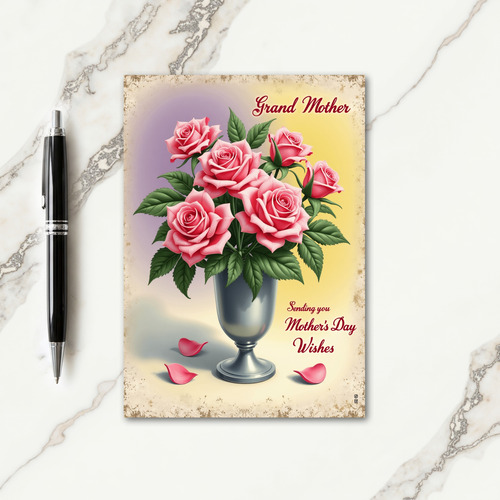 Rose Chalice Mothers Day Card