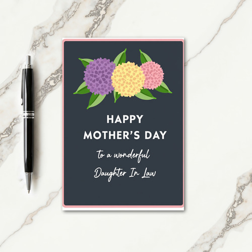 Rose Daughter In Law Message Card