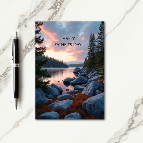 Rose Dawn Fathers Day Card