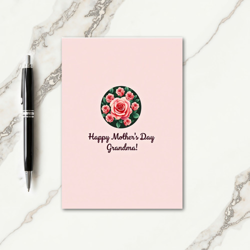 Rose Emblem Sweet Mothers Day Card