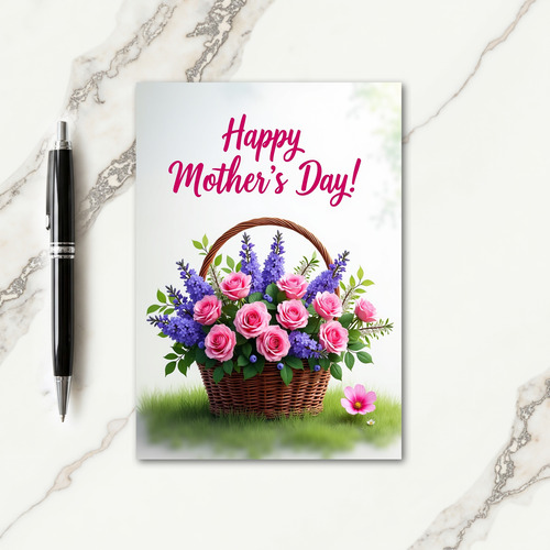 Rose Filled Mothers Day Card