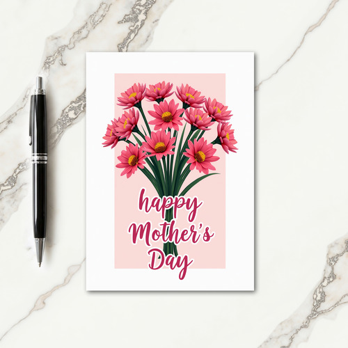 Rose Floral Mothers Day Card