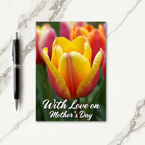 Rose Floral Mothers Day Love Card