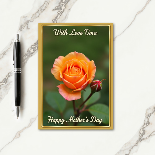 Rose Framed Sweet Mothers Day Card