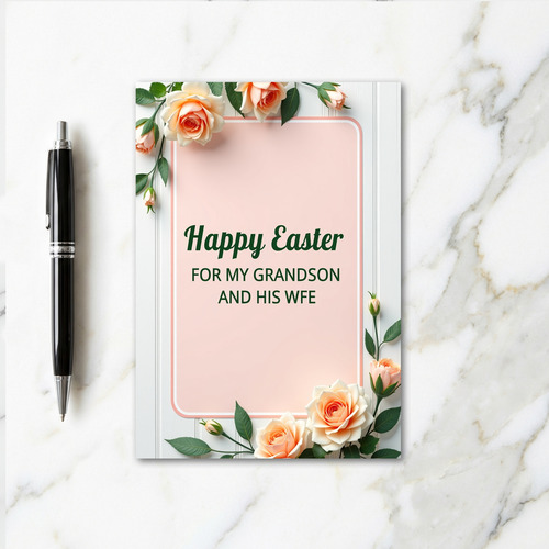 Rose Garden Message Card