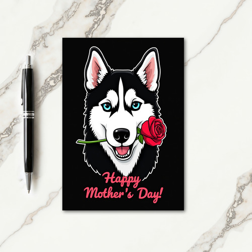 Rose Gift Mother Happy Day Card