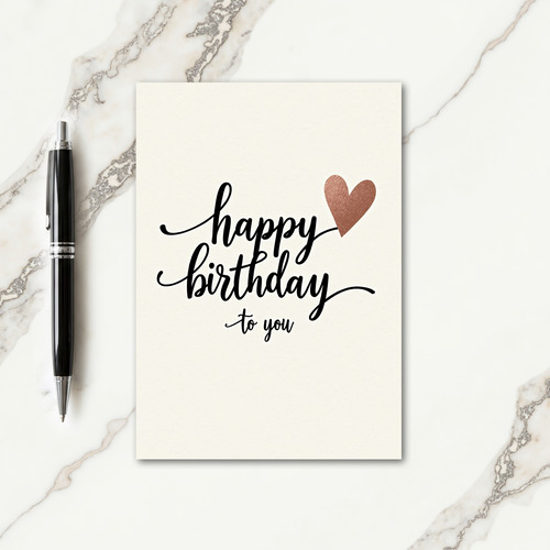 Rose Heart Celebration Card