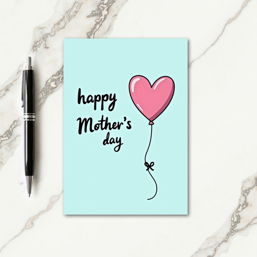 Rose Heart Mothers Day Card