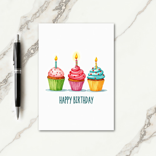 Rose Icing Birthday Card