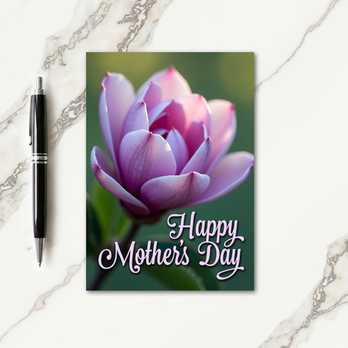 Rose Lavender Bloom Mother Card