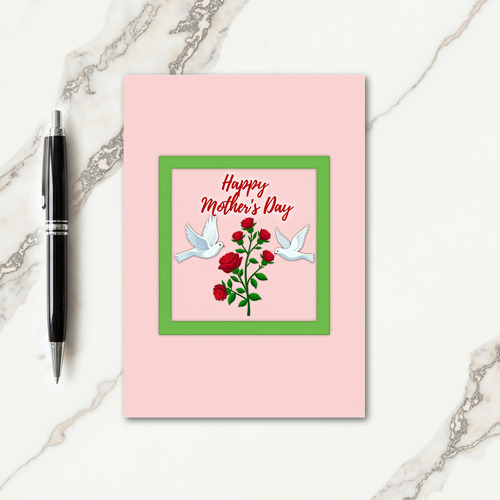 Rose Mother Love Illustration Card