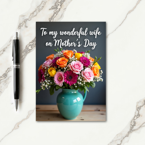 Rose Mothers Day Tribute Card