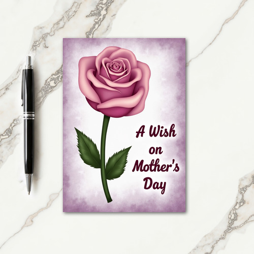 Rose Mothers Day Wish Card