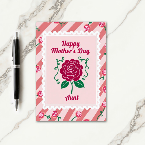 Rose Mothers Day Wishes Card