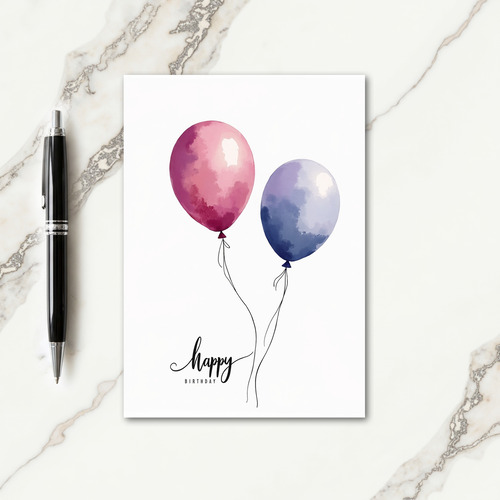 Rose Orb Birthday Card