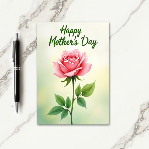 Rose Petal Sweet Mothers Day Card